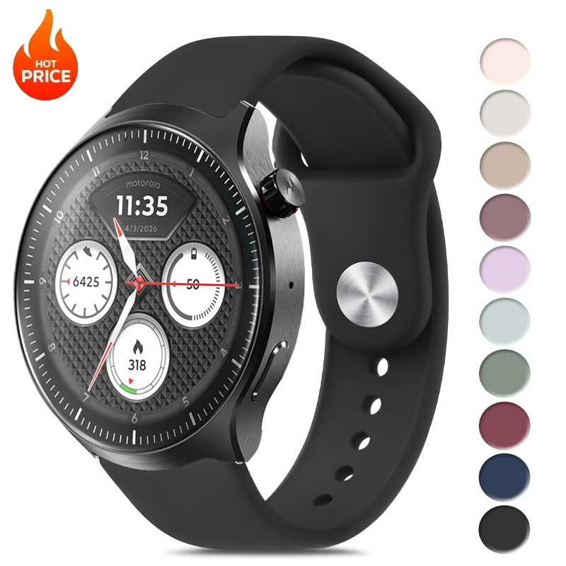 Motorola Smartwatch Accessories - 모토 워치 울트라/2026용 20mm, 22mm 시계줄,