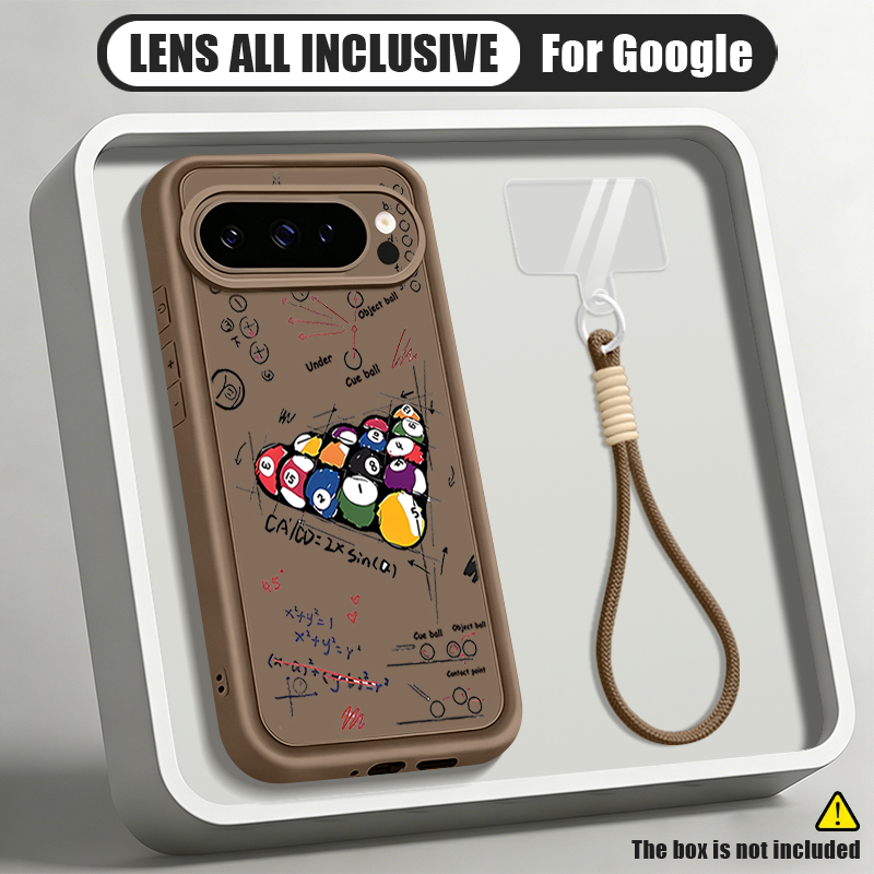 줄무늬 와인잔 패턴의 스트랩형 휴대폰 케이스 (Goog - Google Pixel 9 리뷰 및 가격