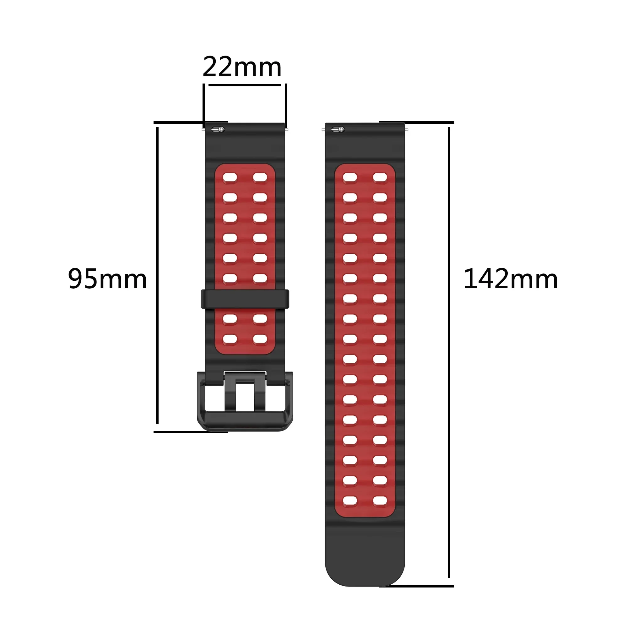 통기성이 좋은 투톤 실리콘 스트랩, 모토 워치 울트라  - Motorola Smartwatch Accessories 리뷰 및 가격
