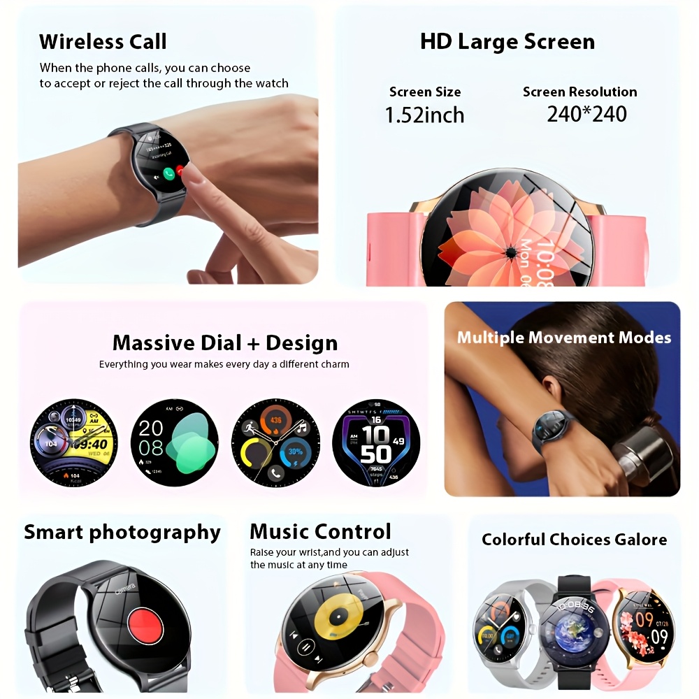 LAXASFIT 2026 스마트워치 1.52인치 HD  - Smartwatch Custom 리뷰 및 가격