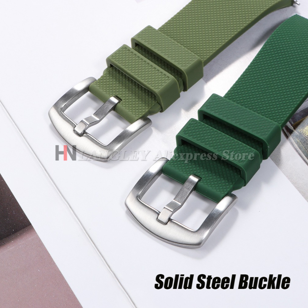 세이코 20mm 22mm용 클래식 트로피컬 소프트 러버 - Fossil Smartwatch Accessories 리뷰 및 가격