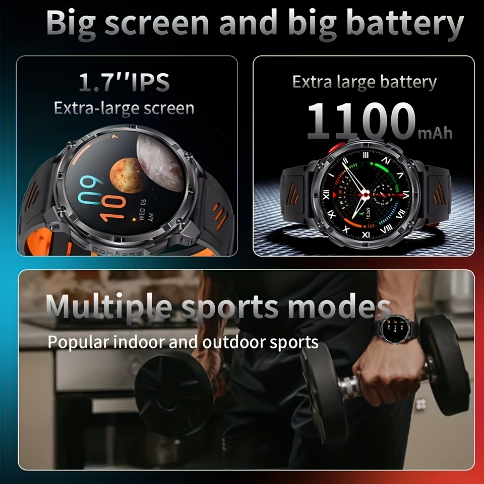 새로운 T-REX3 울트라 1100mAh 배터리 스마트 - Smartwatch Custom 리뷰 및 가격