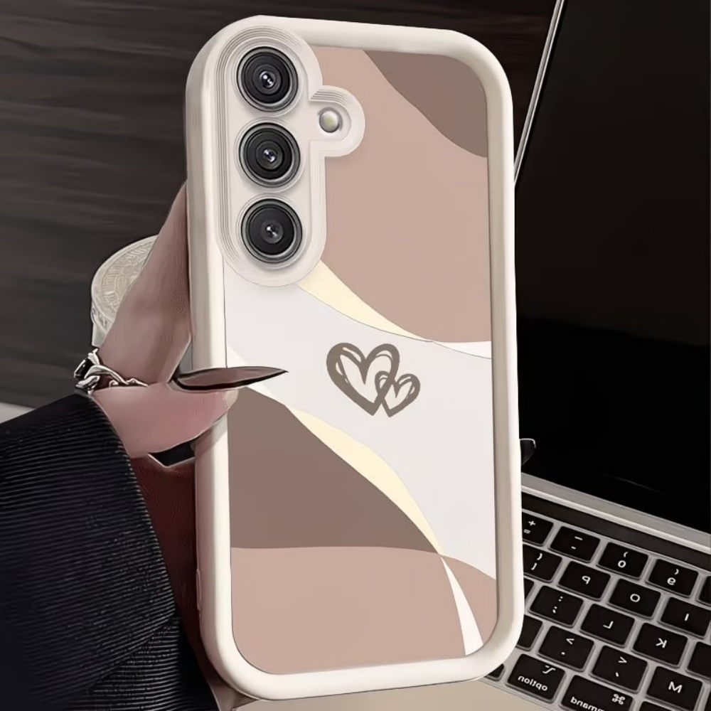 멋진 사랑 하트 무늬 충격 방지 소프트 TPU 폰 케이 - Samsung Galaxy S24 리뷰 및 가격